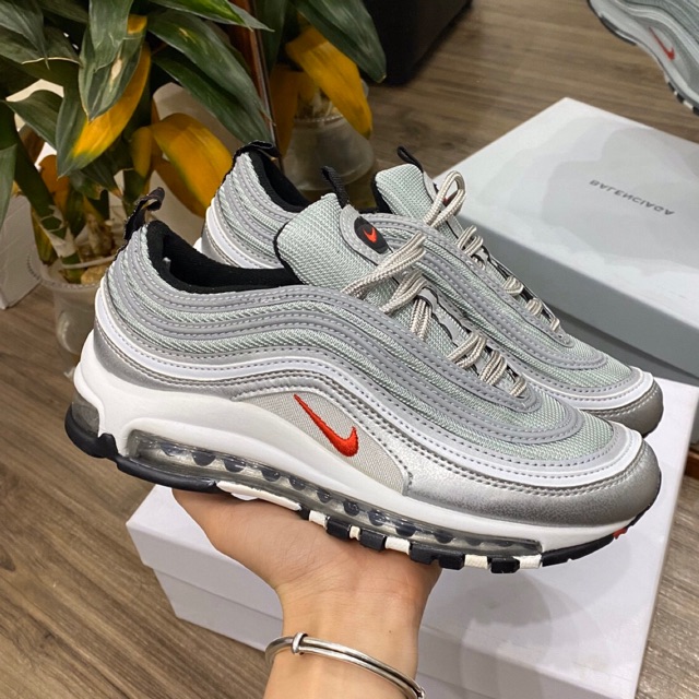 Giày thể thao max.97s màu xám cao cấp