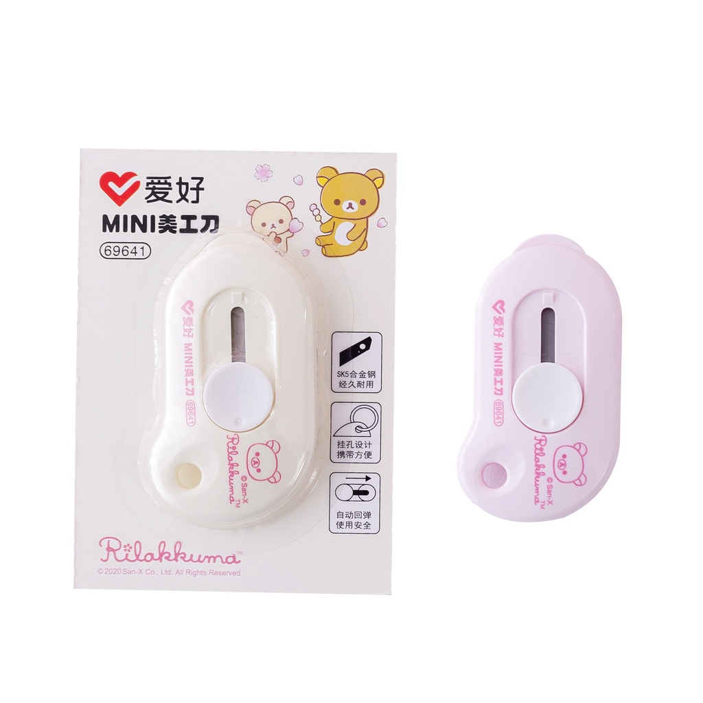 Dao rọc giấy Cắt Giấy Mini Tiện Lợi màu kẹo giá rẻ CREAMY RG03