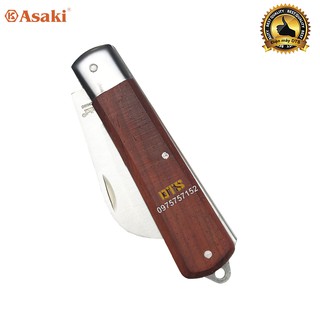 Dao tuốt dây điện lưỡi cong Asaki AK-8601