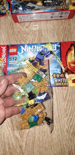 Lắp ráp 1 hộp LegoNinja rồng vàng 99539