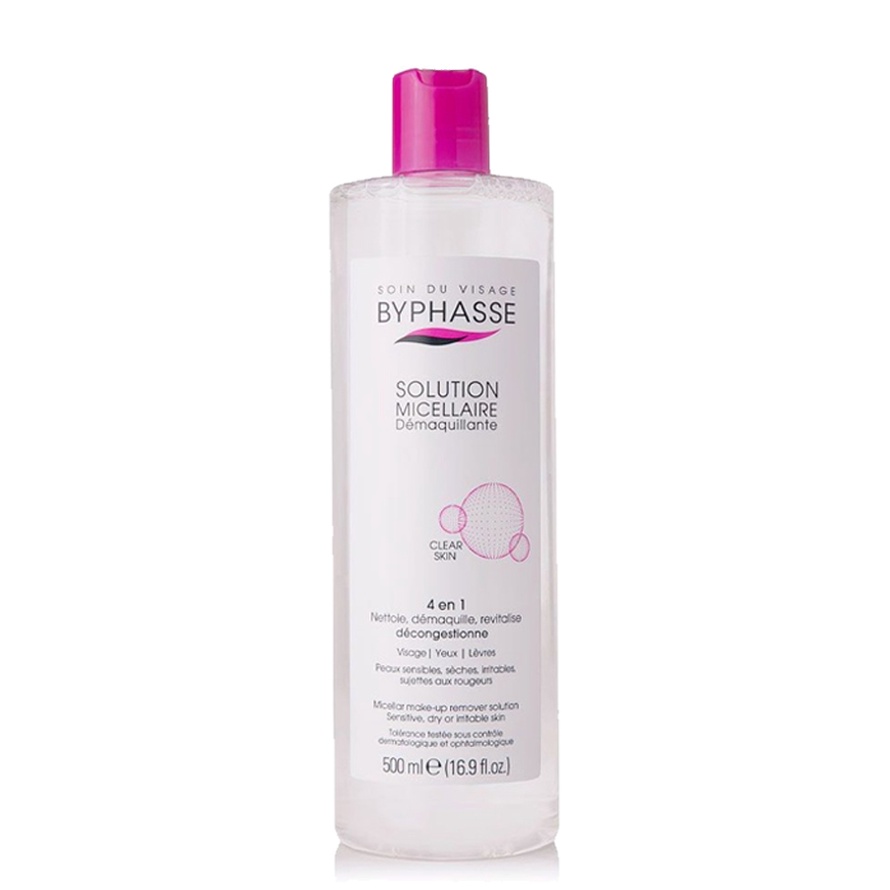 BYPHASSE - NƯỚC TẨY TRANG SOLUTION MICELLAIRE 500ml