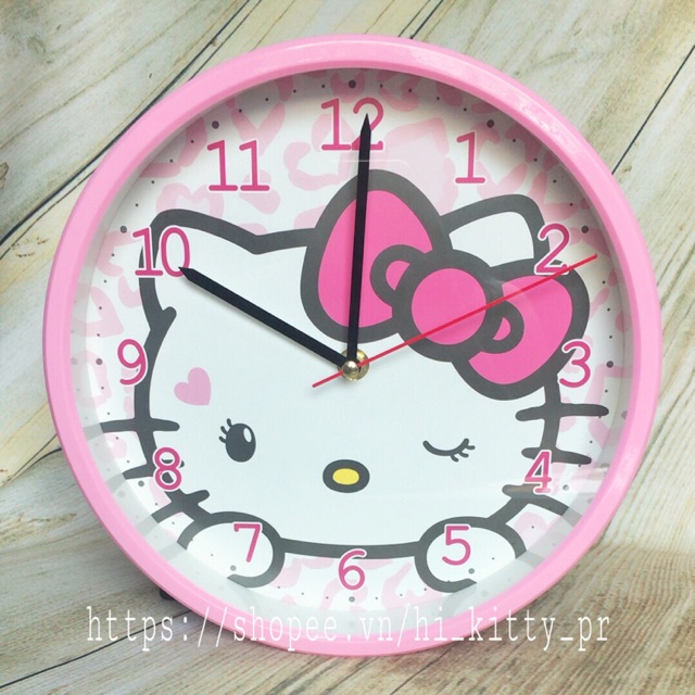 Đồng hồ treo tường Hello Kitty