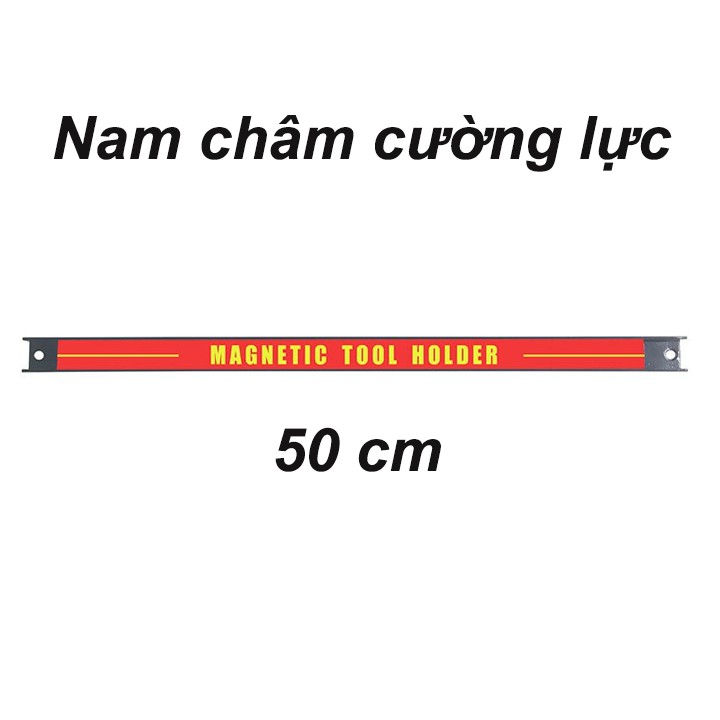 Thanh nam châm treo dụng cụ 50cm - Giá móc treo dao kéo đồ nghề sửa chữa cơ khí cầm tay