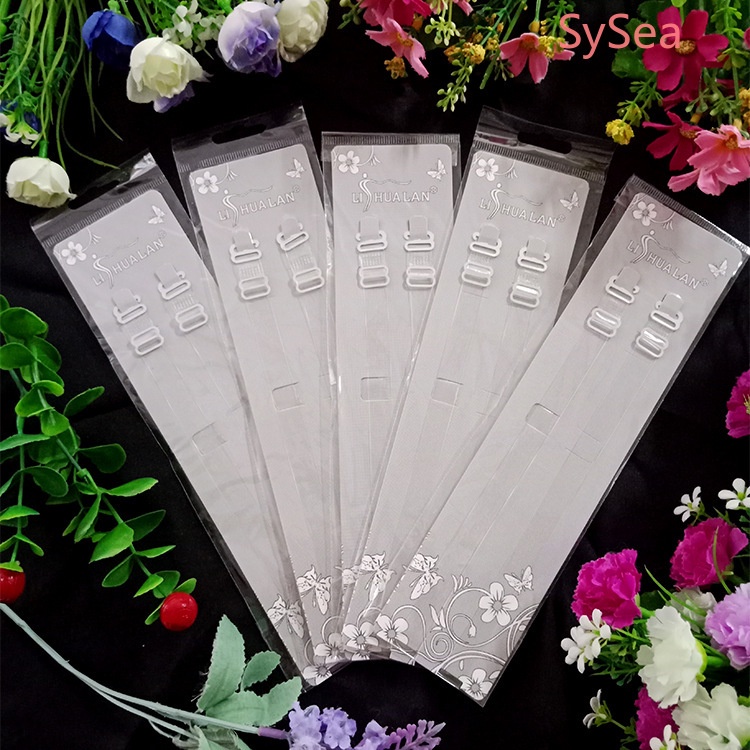 Cặp Dây Áo Ngực Chống Trượt Dễ Dàng Điều Chỉnh Dây Quai Áo Lót Ngực Nhựa Dẻo Trong Suốt Thời Trang Thiết Kế