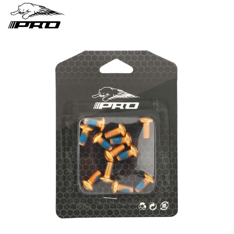MOSOWORLD 12 chiếc Hợp kim thép M5x11.5mm Chốt vít cho Xe đạp leo núi