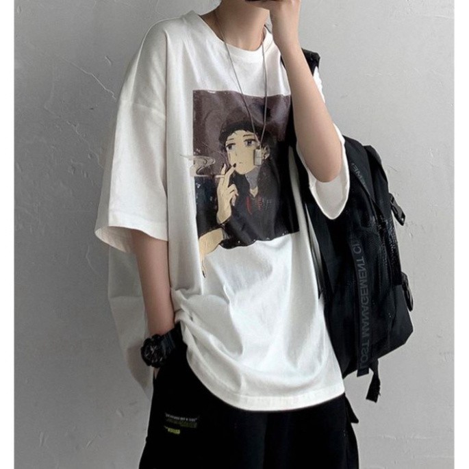 Áo thun tay lỡ Unisex Awesometee, áo phông form rộng ATL anime M434-69