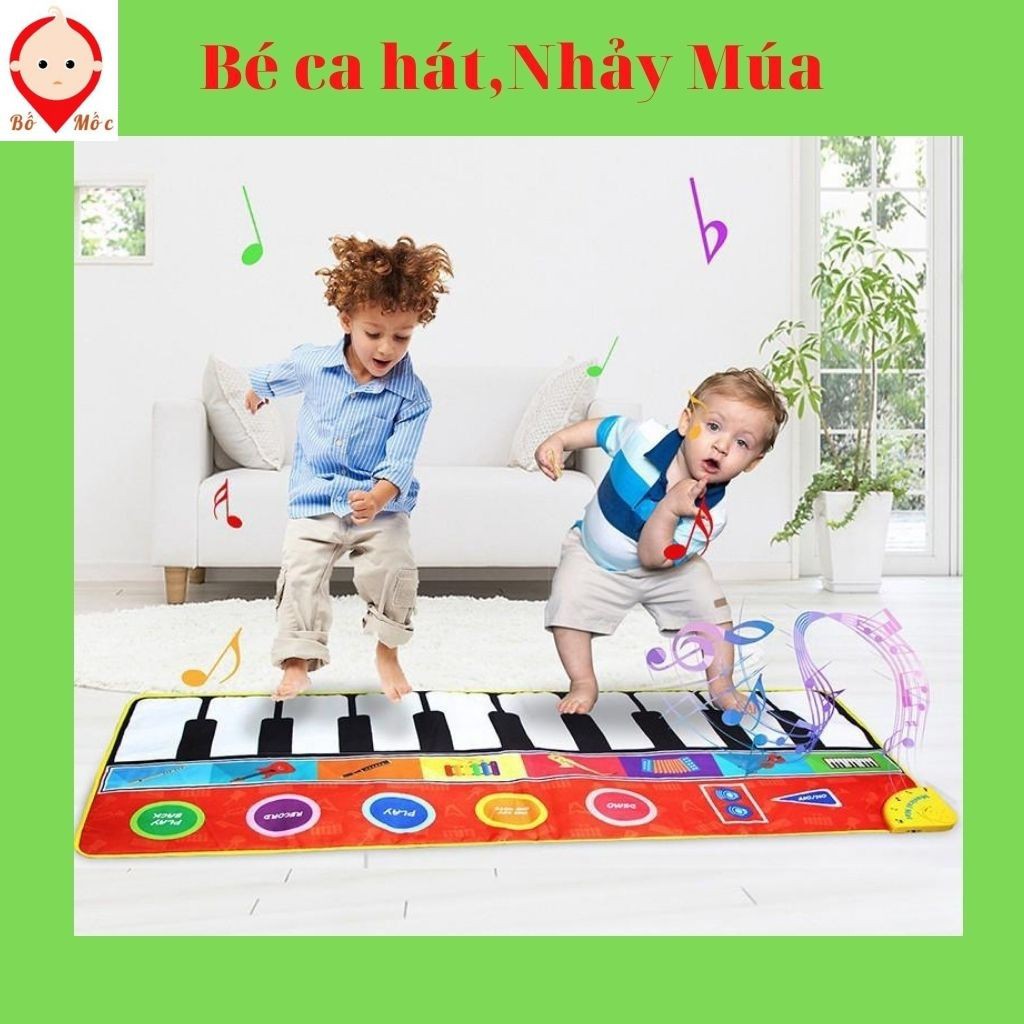 Đồ Chơi Thảm Đàn Piano Cho Bé Tự Nằm Chơi- Thảm Nhạc Thông Minh Phát Triển Giác Quan Cho Bé | Shop Bố Mốc