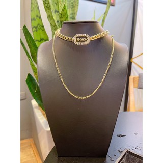 Chocker jadior mặt đá 2 dây