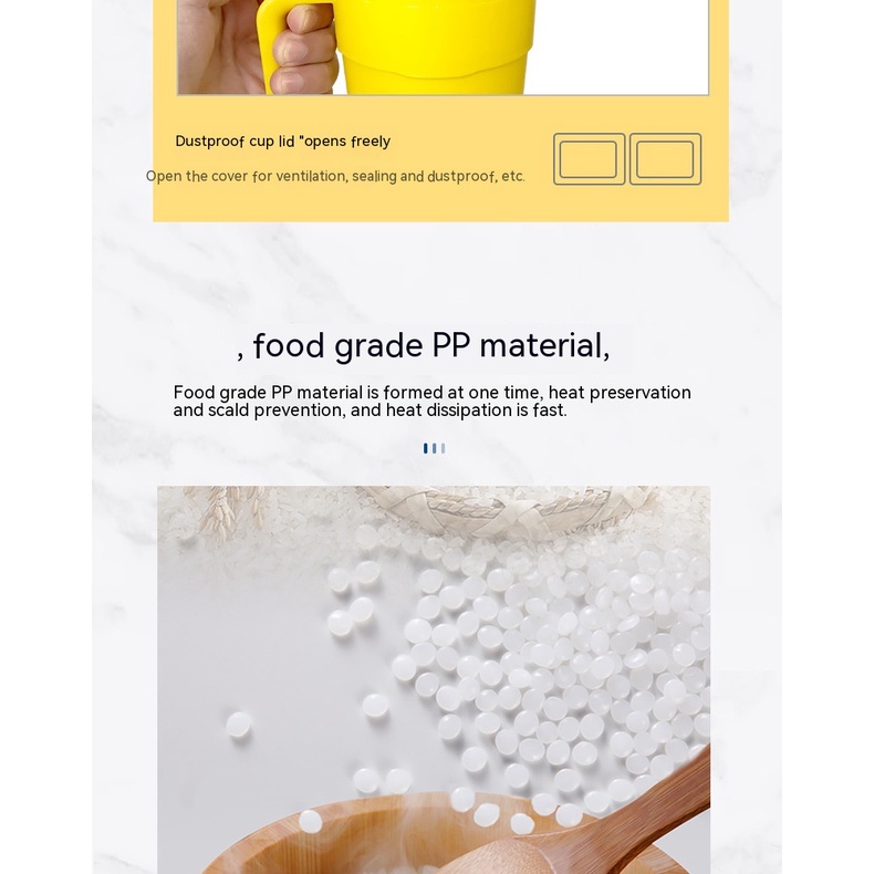 Bình Nước 550ml Có Tay Cầm Và Ống Hút Bằng Nhựa In Họa Tiết Hoạt Hình Dễ Thương Cho Học Sinh