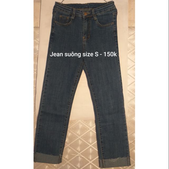 Quần jean suông + Váy yếm bò