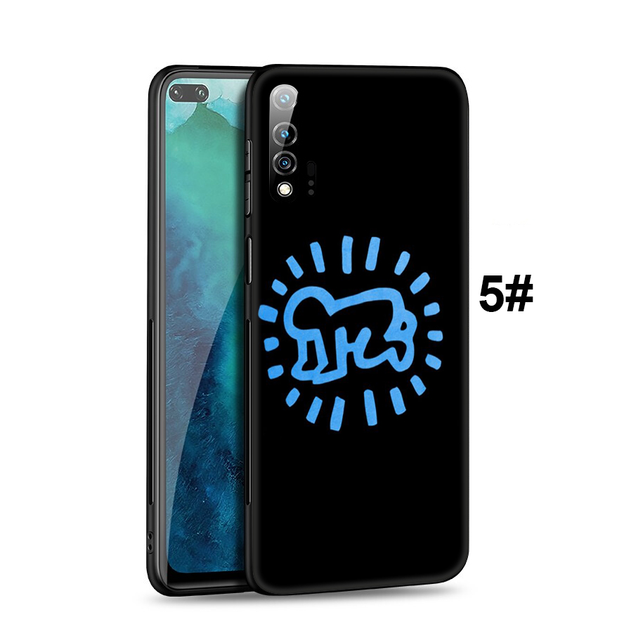 Ốp Điện Thoại Mềm Họa Tiết Keith Haring Ablu80 Cho Huawei Y6p Y6 Y7 Y9 Prime 2019 2018 P9 Lite Smart Pro