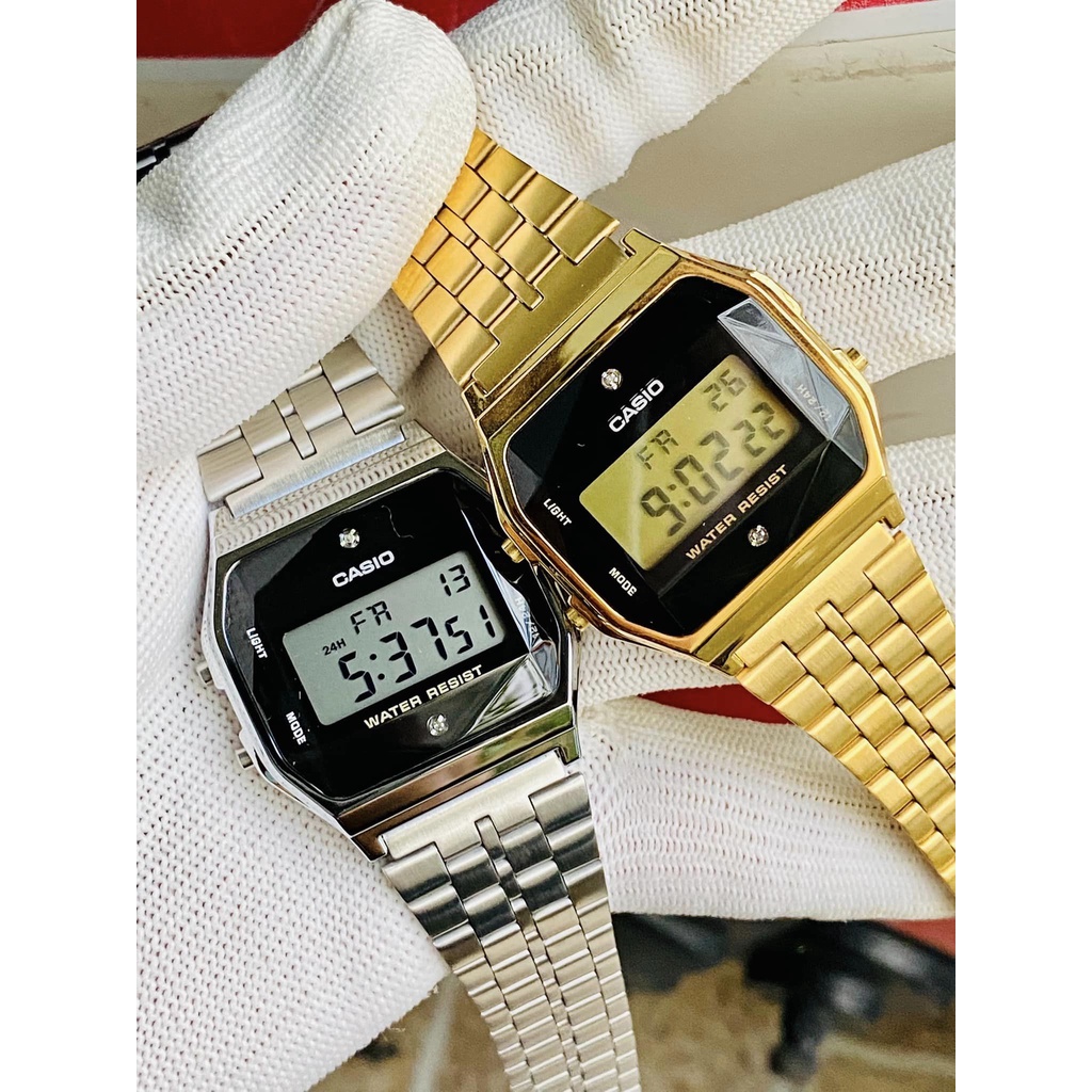 Đồng hồ nam nữ unisex casio a159wad chính hãng , new fullbox