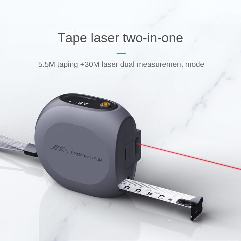 Thước Dây Đo Khoảng Cách Điện Tử Bằng Thép Không Gỉ Laser 30M
