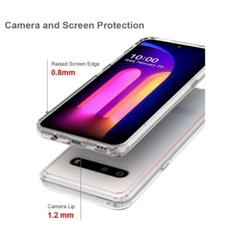 Ốp lưng LG V60/ Velvet/V50/ V40/ G8/ G7 acrylic cao cấp vỏ bảo vệ