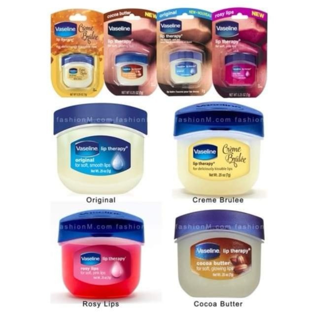 Dưỡng môi Vaseina/Vaselin 7g hũ nhỏ hợp cho khách sỉ bán cửa hàng