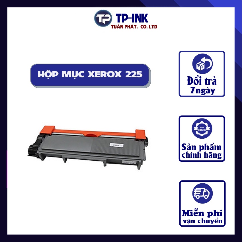 Hộp mực xerox  225 dùng cho máy in Fuji xerox P225, M225z, M265z hàng nhập khẩu- bảo hành 12 tháng