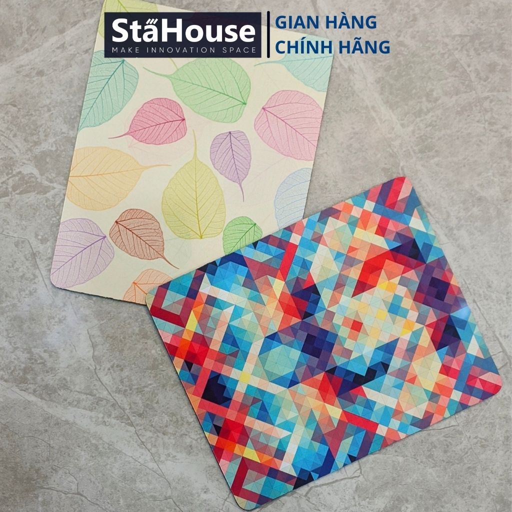 Miếng Lót Chuột Máy Tính Stahouse, Bàn Di Chuột Cute Màu Sắc Pad Chuột TLC101 KT26x21cm