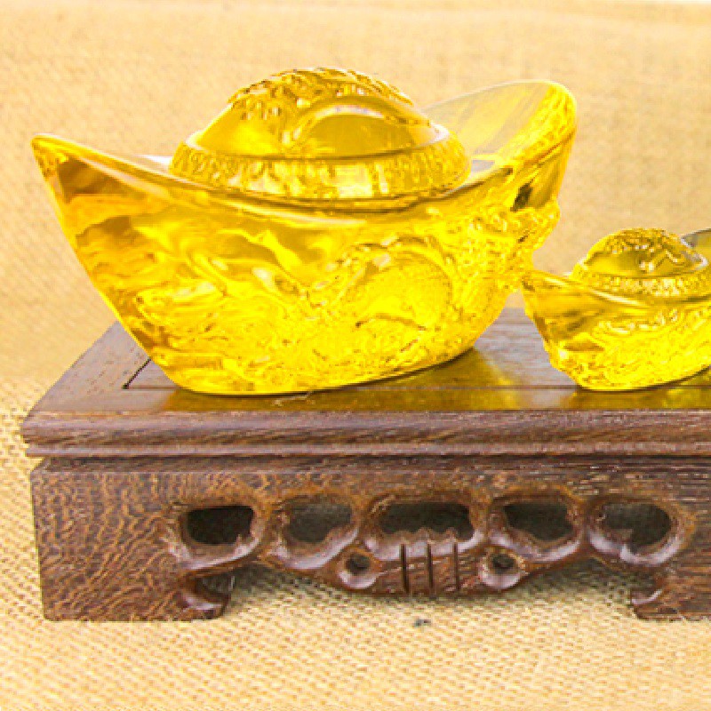 Cúp Pha Lê Hình Rồng Vàng Kimpo 8cm P108