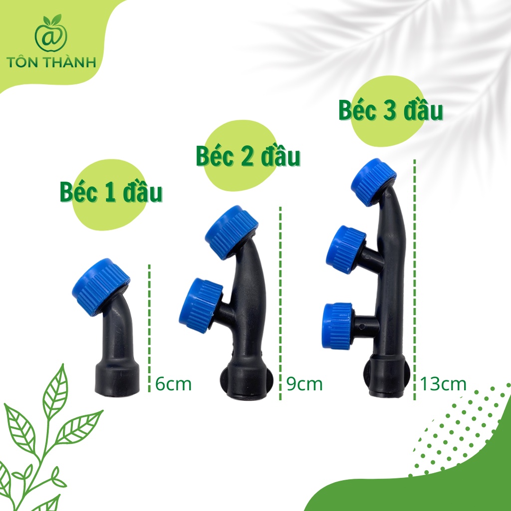ĐẦU BÉC PHUN SƯƠNG TƯỚI CÂY, PHUN RUỘNG LÚA, CÂY TRỒNG, ...