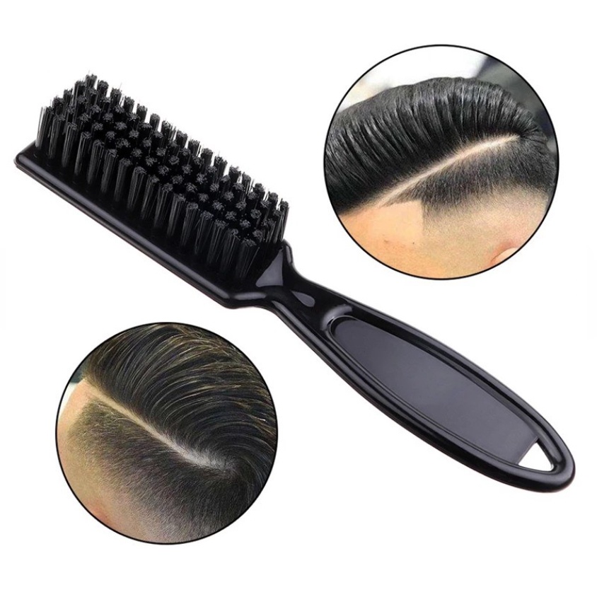Bộ Cọ Cắt Tóc Cổ Và Cọ Mềm Cán Gỗ Chất Lượng Cao Cho Salon