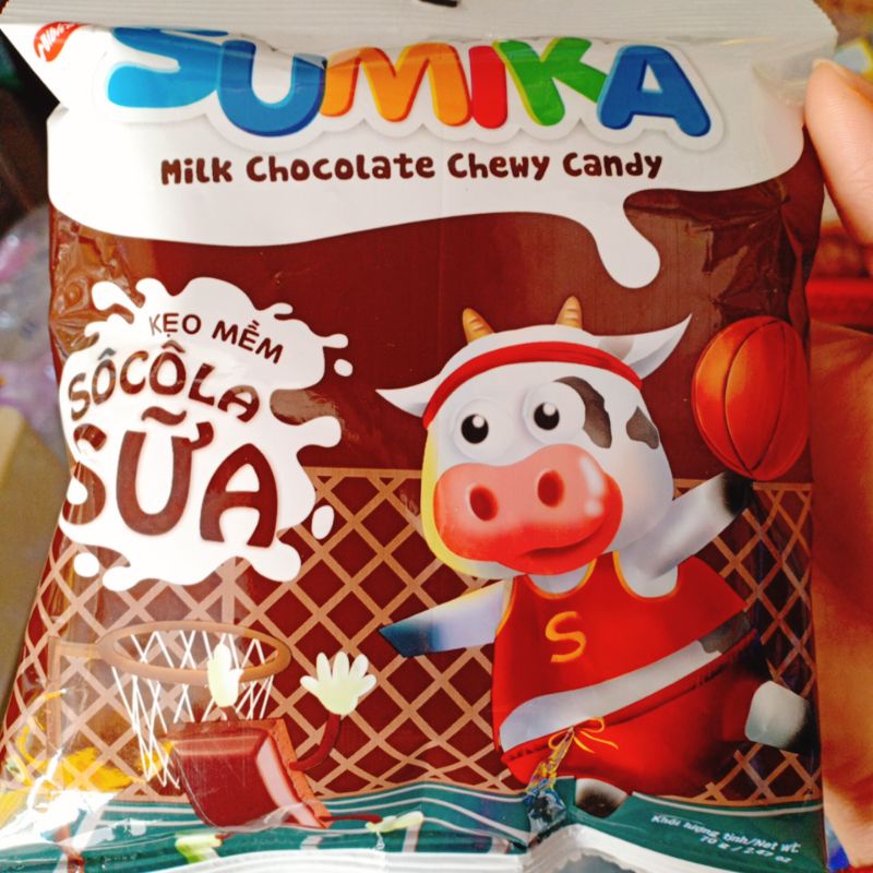 Kẹo Mềm Sữa Sumika Vị Vani , Dâu , Socola ⚡ FREESHIP ⚡ Kẹo Mềm Bibica Gói 70g