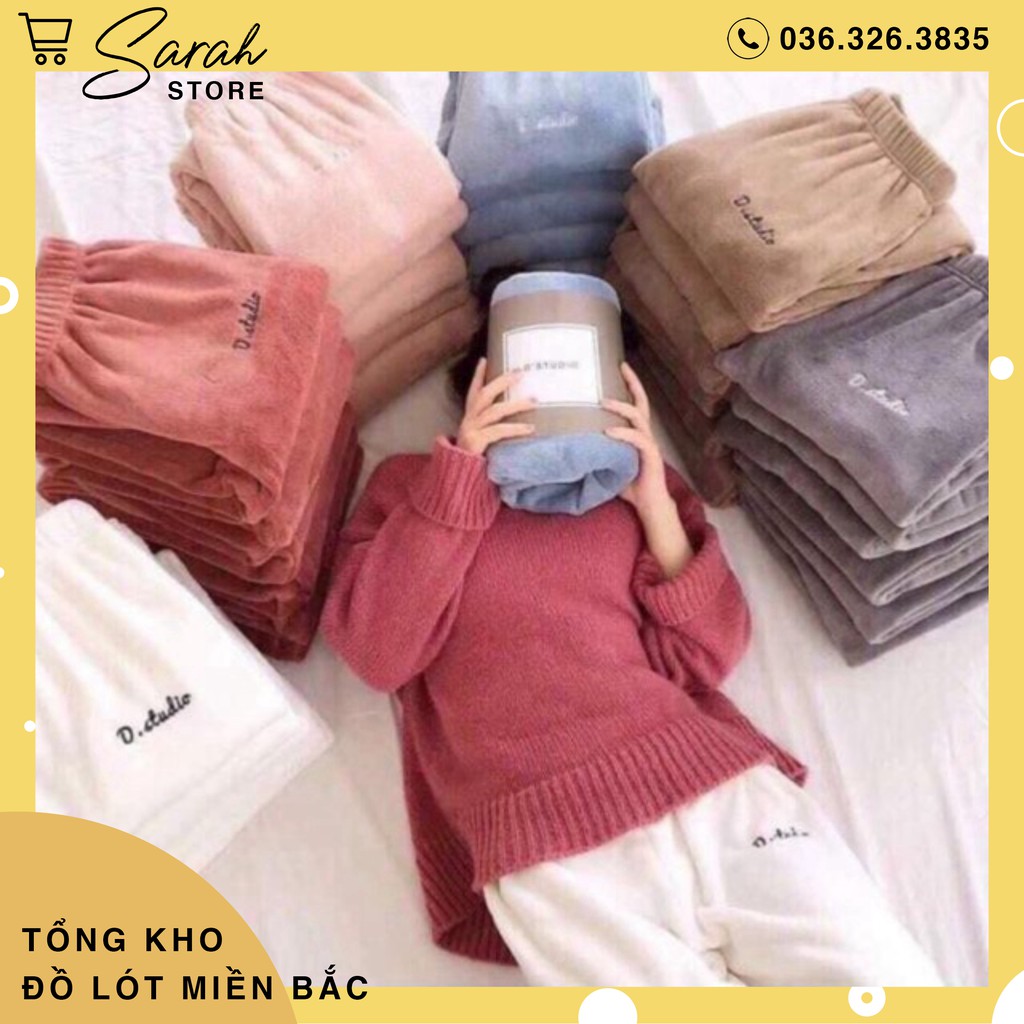 Quần nỉ bông siêu ấm cho bạn gái ( 40kg- 80kg)