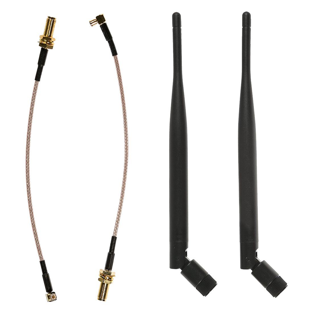 2pcs 5dBi 1090MHz&978MHz Antenna Bundle+2pcs MCX male to SMA female Connected cable | BigBuy360 - bigbuy360.vn