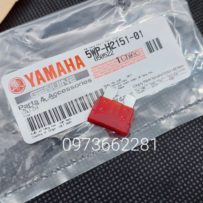 Cầu chì bình điện ắc quy xe EXCITER 135, MIO...zin Yamaha