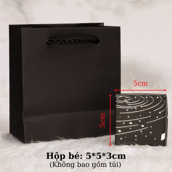 Hộp đựng trang sức lót nhung sang trọng, thích hợp làm quà tặng, bảo quản trang sức | GEMY SILVER H3