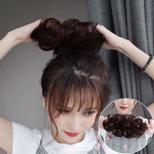 BÚI XOĂN TÓC GIẢ DẠNG CỘT SIÊU SANG SỈ 18K TOÀN QUỐC