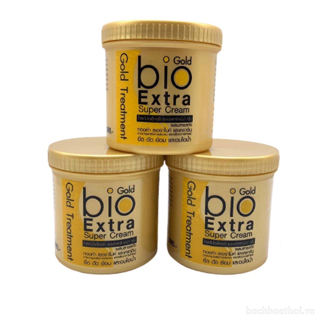 Kem ủ ṫóc chuyên sâu Gold Bio Extra Thái Lan