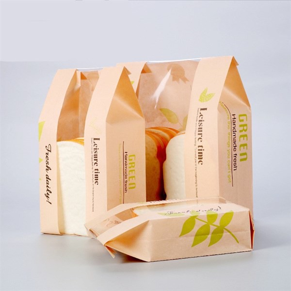 Túi giấy đựng bánh mì ⚡ GIÁ SỐC ⚡ túi giấy Handmade &amp; Healthy chuyên dùng trong đựng bánh mì, bánh bông lan