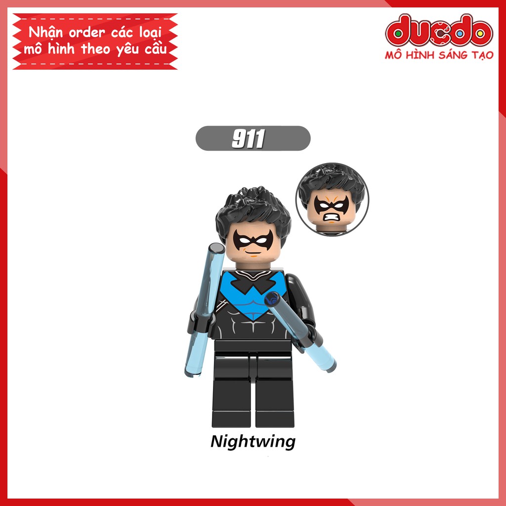 Minifigures các nhân vật anh hùng trong DC Comic - Đồ chơi Lắp ghép Xếp hình Mini Batman Mô hình XINH 0198