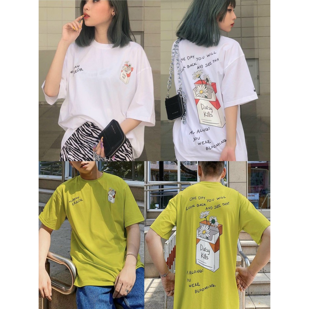[ẢNH THẬT + FREESIZE] ÁO THUN DAISY KILL CHUẨN FORM UNISEX CỰC CHẤT
