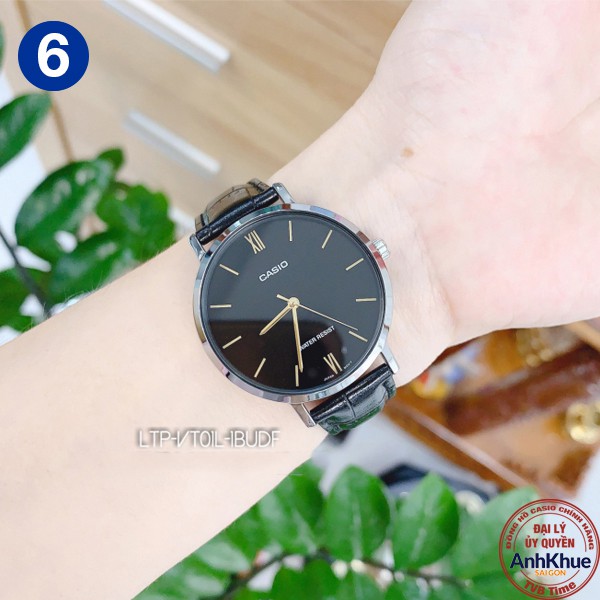Đồng hồ nữ dây da Casio Standard chính hãng Anh Khuê LTP-VT01 Series | BigBuy360 - bigbuy360.vn