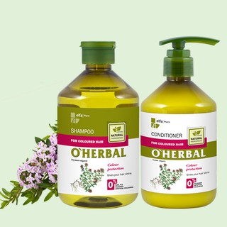 COMBO DẦU GỘI +XẢ  O'HERBAL DÀNH CHO TÓC NHUỘM 500ML