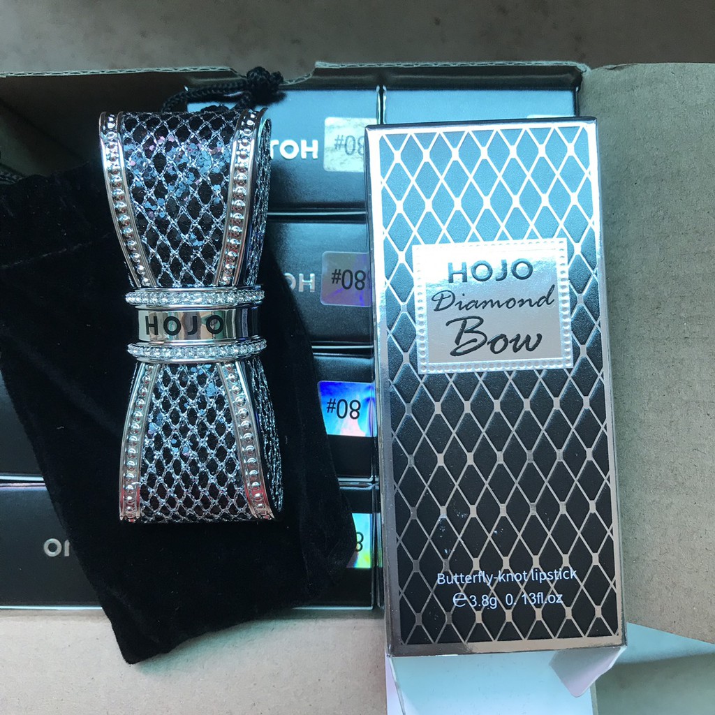 Son sáp HoJo Dimond Bow Butterfly- knot Lipstick hình nơ độc đáo hàng chính hãng hội địa Trung Ho Jo No.8047 | BigBuy360 - bigbuy360.vn