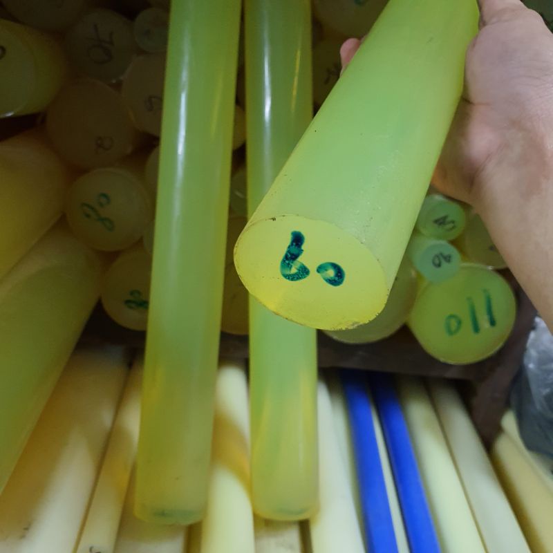 Thanh nhựa PU tròn 60*500