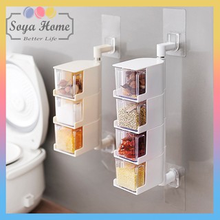 hộp gia vị treo tường,chống thấm nước