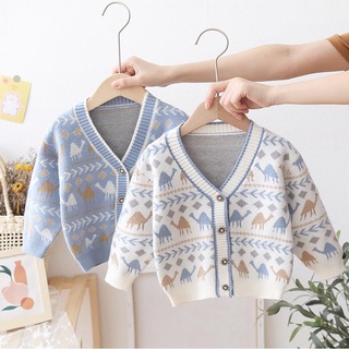 Áo len cardigan cho bé trai-Cardigan len thu đông cho bé trai, hàng Quảng Châu cao cấp