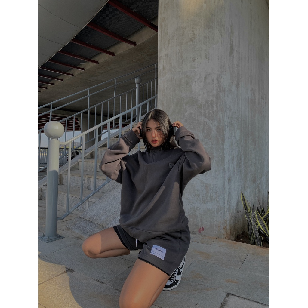 ÁO SWEATER HALFZIP STORY