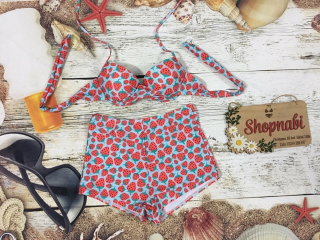 Đồ bơi bikini hoa mút dày nâng ngực | BigBuy360 - bigbuy360.vn