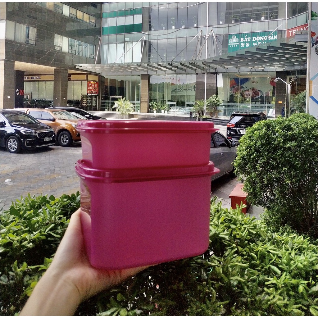 Bộ Hộp Colorful Rectangular 2 Hộp Tupperware