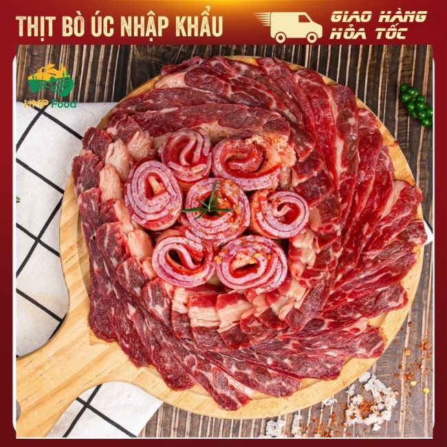Ba Chỉ Bò Úc Nhập Khẩu Chất Lương Cao 500Gram | Nướng Lẩu | [Giao Hỏa Tốc TP HCM]