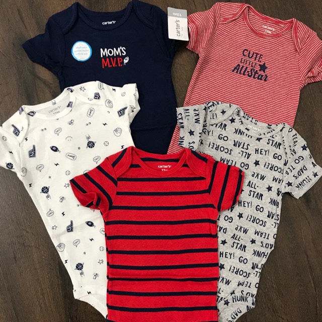 Set 5 body carter baby chính hãng