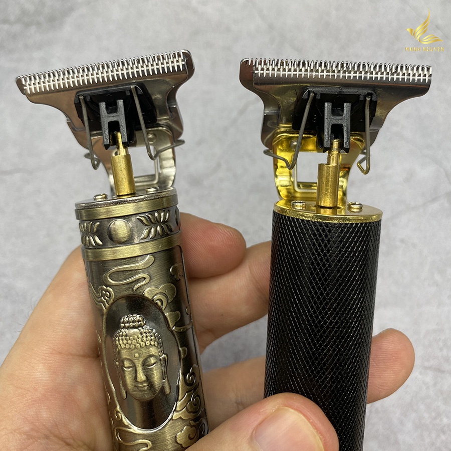 Tông Đơ Cắt Tóc Chấn Viền VINTAGE  Cao Cấp Salon Và Gia Đình Công Suất Mạnh Mẽ Pin Khủng
