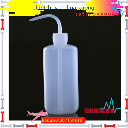 BÌNH TIA NHỰA 500 ML ,HÌNH NHỰA CÓ VÒI 500ML DÙNG TRONG PHÒNG XÉT NGHIÊM