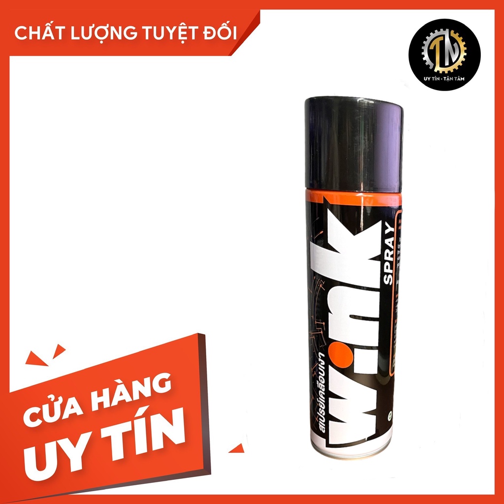 Chai xịt làm bóng dàn áo Wink 600ml chính hãng Lube71