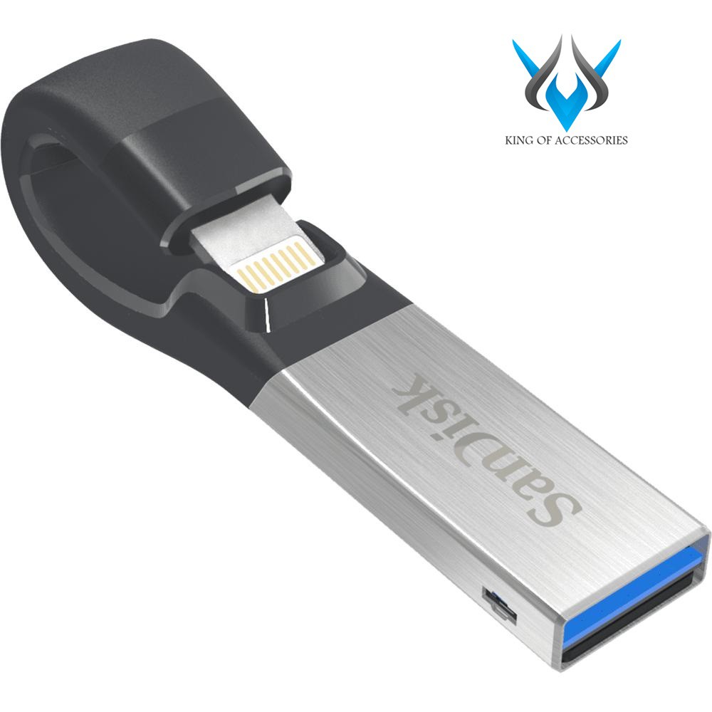 USB 3.0 OTG SanDisk iXpand 32GB dành cho Iphone / Ipad (Bạc)