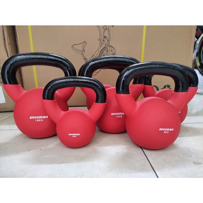 Tạ Bình Vôi 6kg, Tạ Ấm tập Squat 6kg Brosman - Quyensports